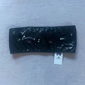 Do My Self NWT black vinyl bandeau top.